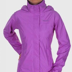 MARMOT PreCip Eco Jacket + Windbreaker - Magenta Purple - Women's Small